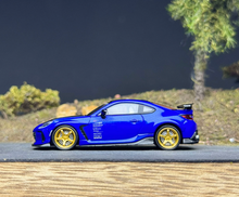Load image into Gallery viewer, CM 1:64 Blue Carbon BRZ Coupe Sports Model Diecast Metal Car New Collection