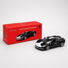 Load image into Gallery viewer, Bburago 1:64 Black 296 GTB Fiorano Sports Open Model Diecast Metal Car New Collection