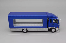 Load image into Gallery viewer, GCD 1:64 Blue Fuso FK Fighter Outriggers Raised Truck Model Diecast Metal Car