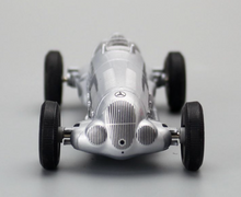 Load image into Gallery viewer, WELLY 1:36 Silver 1937 W123 Classic Racing Sports Model Diecast Toy Metal Car