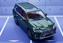Load image into Gallery viewer, JKM 1:64 Green 2016 LX570 SUV Off Road Sports Model Diecast Metal Car New