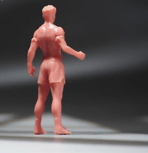 Load image into Gallery viewer, 1:64 Painted Unpainted Figure Model Miniature Resin Diorama Sand Boxer Man Boy