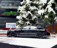 Load image into Gallery viewer, King 1:64 Black S65 AMG W222 Sedan Sports Model Diecast Metal Car New Collection