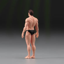 Load image into Gallery viewer, 1:64 Painted Figure Model Miniature Resin Diorama Sand Toy Muscular Man Strong New