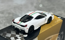 Load image into Gallery viewer, TOC 1:64 White FE458 Speciale Sports Model Diecast Metal Car New Collection