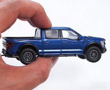 Load image into Gallery viewer, SC 1:64 Blue F150 Raptor Pickup Truck Sports Model Diecast Metal Car New Collection