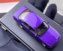 Load image into Gallery viewer, DCM 1:64 Purple E34 5-Series Sedan Classic Sports Model Diecast Metal Car New Collection
