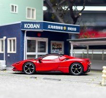 Load image into Gallery viewer, BBR 1:64 SF90 Rosso Corsa Sports Model Diecast Metal Car New Collection
