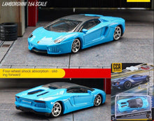 Load image into Gallery viewer, CCA 1:64 Blue Aventador Roadster Racing Sports Model Toy Diecast Metal Car