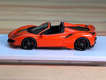 Load image into Gallery viewer, NEY 1:64 Orange 488 Pista Convertible Racing Sport Model Diecast Resin Car New