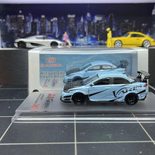 Load image into Gallery viewer, CM 1:64 Blue JDM Lancer Evo X 10 Varis Sports Model Diecast Metal Car New Collection