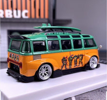 Load image into Gallery viewer, LMLF 1:64 VW T1 RWB Van Bus Camper Kombi Turtles Model Diecast Metal Car New Collect