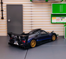 Load image into Gallery viewer, CM 1:64 Blue Zonda Revolucion Super Racing Sports Model Diecast Metal Car New