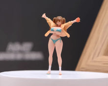 Load image into Gallery viewer, 1:64 Painted Figure Model Miniature Resin Diorama Toy Sand Beauty Pretty Girl A