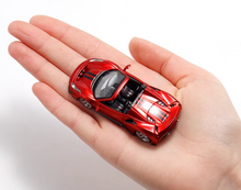 Load image into Gallery viewer, TPC 1:64 Red 488 Silver Rims Convertible Sports Model Diecast Metal Car New Collection