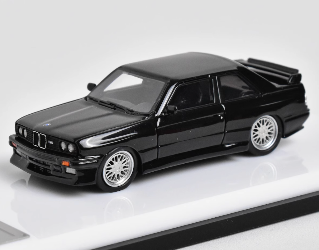 Scalemini 1:64 Black M3 E30 Coupe Racing Sports Model Diecast