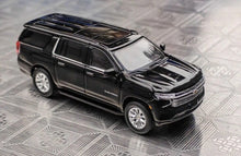 Load image into Gallery viewer, Masdi 1:64 Black Suburban Escalade Full Size SUV Model Diecast Metal Car New Collection