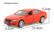 Load image into Gallery viewer, CCA 1:46 Red BMW 760Li Sedan Sports Model Toy Diecast Metal Car BN