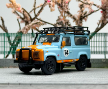 Load image into Gallery viewer, Master 1:64 Blue Gulf Defender 90 ORV SUV Sports Model Diecast Metal Car New Collection