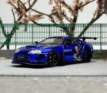 Load image into Gallery viewer, 1:64 LMLF Blue JDM Supra A80Z Pandem Sports Model Diecast Metal Car New Collection