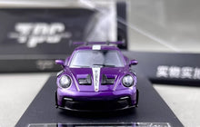 Load image into Gallery viewer, TPC 1:64 Purple 911 GT3 RS 992 Pursuit Sports Model Diecast Metal Car New Collection
