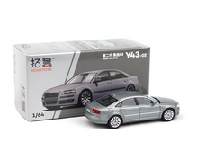 Load image into Gallery viewer, XCARTOYS 1:64 Gray A8 D3 Luxury Sedan Classic Model Diecast Metal Car New Collecction