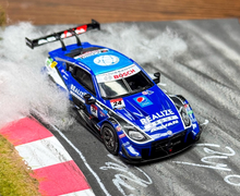 Load image into Gallery viewer, MINIGT 1:64 Blue Nissan Z GT500 #24 Kondo Drift Model Diecast Metal Car New Collection