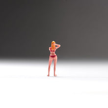 Load image into Gallery viewer, 1:64 Painted Unpainted Figure Model Miniature Resin Diorama Beauty Bikini Girl R New