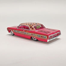 Load image into Gallery viewer, 97m 1:64 Pink Rose 1964 Impala Low Rider Sports Model Diecast Metal Car New Collection