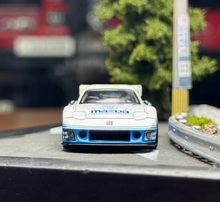 Load image into Gallery viewer, MINIGT 1:64 White Blue Mazda RX7 LB IMSA Sports Model Diecast Metal Car New Collection