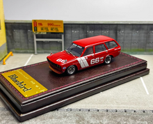 Load image into Gallery viewer, IG 1:64 Red Datsun Wagon Bluebird 510 #66 Sports Model Diecast Resin Car New