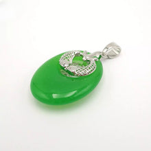 Load image into Gallery viewer, Nature Jade Double Fish Pendant Necklace Gift Jewelry charm Blessing Lucky new e