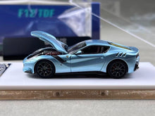 Load image into Gallery viewer, SH 1:64 Ice Blue F12 TDF V12 Racing Sports Model Diecast Metal Car New Collection