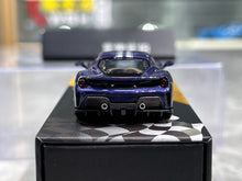 Load image into Gallery viewer, TOC 1:64 Blue 488 Pista Coupe Sports Model Diecast Metal Car New Collection
