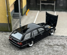 Load image into Gallery viewer, Mortal 1:64 Black E34 Touring Wagon VIP Sports Model Diecast Metal Car New Collection