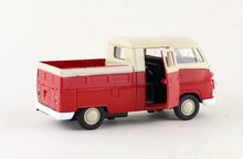 Load image into Gallery viewer, WELLY 1:36 Red T1 Double Cabin Pick Up Truck Model Diecast Toy Metal Car BN