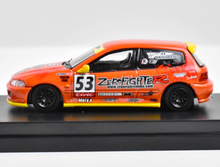 Load image into Gallery viewer, SW 1:64 Orange JDM Civic SIR Eg6 Hatchback Sports Model Diecast Metal Car New Collection