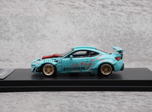 Load image into Gallery viewer, DCM 1:64 Blue JDM GT45 86 GR Pandem Racing Sports Model Diecast Metal Car BN