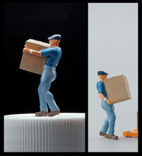 Load image into Gallery viewer, 1:64 Painted Figure Mini Model Toy People Miniature Car Scenes Resin Carrier man