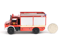 Load image into Gallery viewer, XCARTOYS 1:64 Fire Engine Unimog U5023 Truck Figure Model Diecast Metal Car