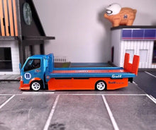 Load image into Gallery viewer, MT 1:64 Blue Gulf H300 #11 Tow Truck Custom Model Diecast Metal Car New Collection