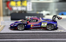 Load image into Gallery viewer, Mechspeed 1:64 Blue 296 GT3 Racing Figure Sports Model Diecast Resin Car New Collection