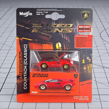 Load image into Gallery viewer, Maisto 1:64 Red Countach Classic Speed Sports Model Diecast Metal Car New Collection