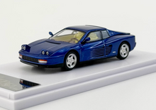Load image into Gallery viewer, XF 1:64 Blue Testarossa F110 Racing Sports Diecast Model Metal Car New Collection