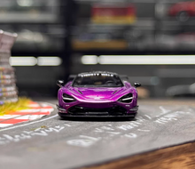 Load image into Gallery viewer, Minigt 1:64 Purple 720s LBWK Sports Model Diecast Metal Car New Collection