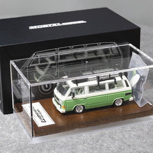 Load image into Gallery viewer, Mortal 1:64 White Green VW T3 Multi Van Camper Sport Model Diecast Metal Car