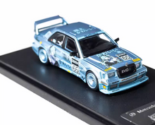 Load image into Gallery viewer, RM 1:64 Ice Blue 190E W201 #65 Sports Sedan Model Diecast Metal Car BN