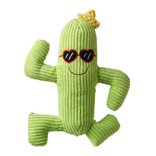 Load image into Gallery viewer, Dog Squeaky Toys Chew Puppy Fluffy Rope Toy Durable Teeth Grindin PET Cat Green