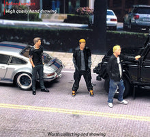 Load image into Gallery viewer, 1:64 Painted Figure Mini Model Miniature Resin Diorama Street Tattoo Man Boy Guy