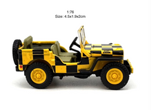 Load image into Gallery viewer, 1:76 Yellow Willys MB RAAF Reconnaissance Vehicle Model Diecast Metal Car New Collection
